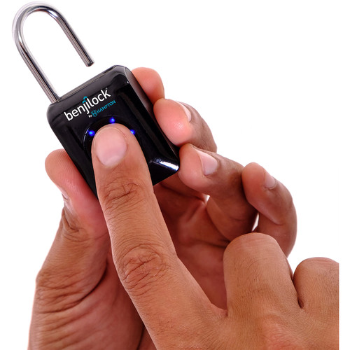 BenjiLock TSA Fingerprint Padlock (Black)