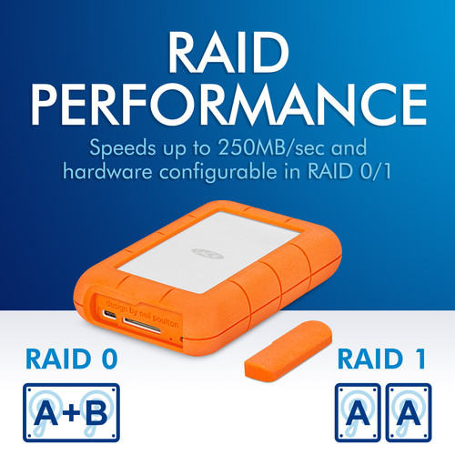 LaCie 4TB Rugged RAID Pro Mobile USB Type-C RAID Drive