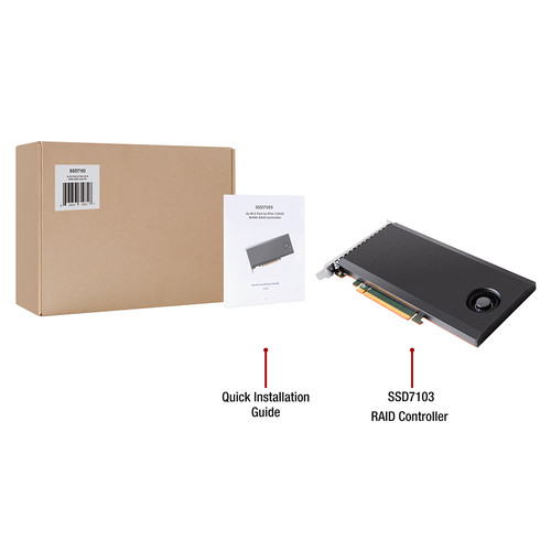 HighPoint Bootable 4x M.2 NVMe Raid Controller (2nd Generation)