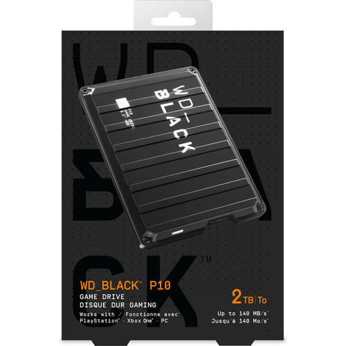 WD 2TB WD_BLACK P10 Game Drive