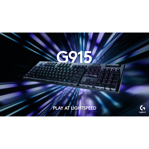 Logitech G G915 LIGHTSPEED Wireless RGB Mechanical Gaming Keyboard (GL Linear)