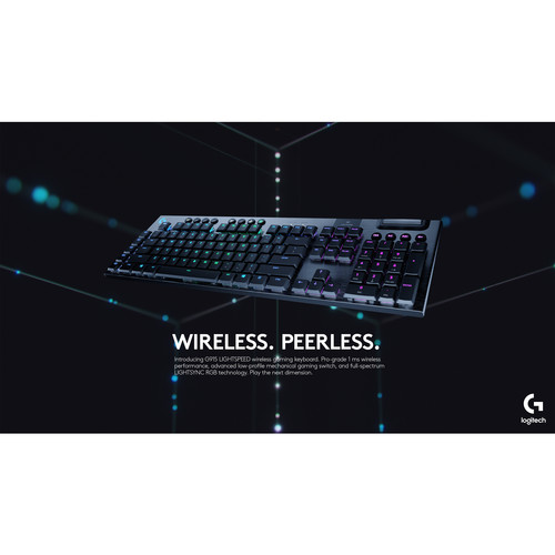Logitech G G915 LIGHTSPEED Wireless RGB Mechanical Gaming Keyboard (GL Clicky)