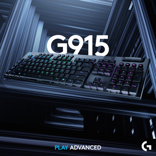 Logitech G G915 LIGHTSPEED Wireless RGB Mechanical Gaming Keyboard (GL Clicky)