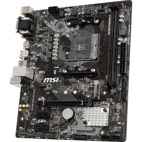 MSI B450M PRO-M2 MAX AM4 Micro-ATX Motherboard