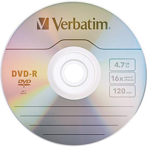 Verbatim DVD-R 4.76GB 16x (50-Pack)