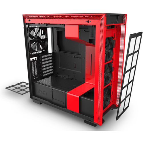 NZXT H710i Mid-Tower Case (Matte Black/Red)