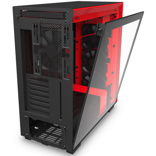 NZXT H710i Mid-Tower Case (Matte Black/Red)