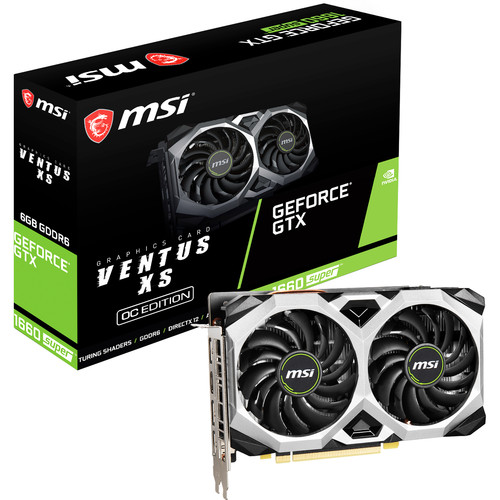 MSI GeForce GTX 1660 SUPER VENTUS XS OC Graphics Card