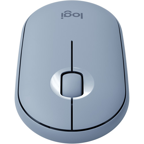 Logitech Pebble M350 Wireless Mouse (Blue Gray)