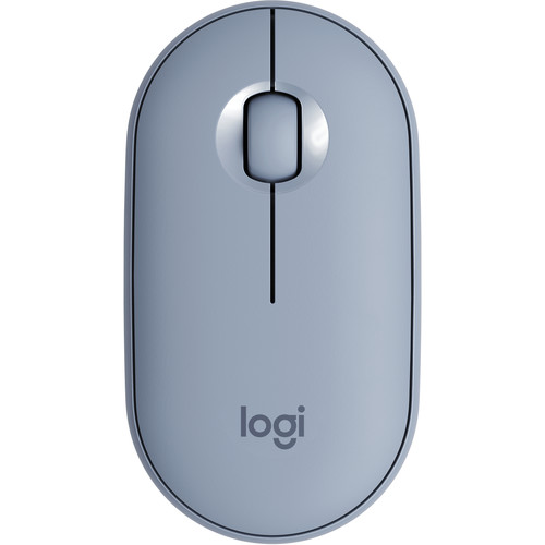 Logitech Pebble M350 Wireless Mouse (Blue Gray)