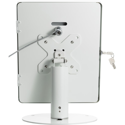 CTA Digital Hyperflex Security Kiosk Stand for Tablets & iPads (White)