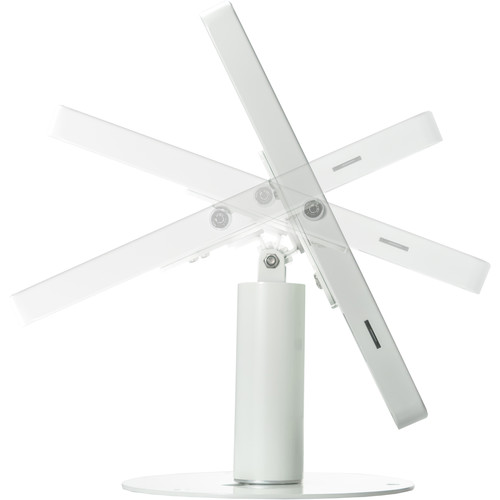 CTA Digital Hyperflex Security Kiosk Stand for Tablets & iPads (White)