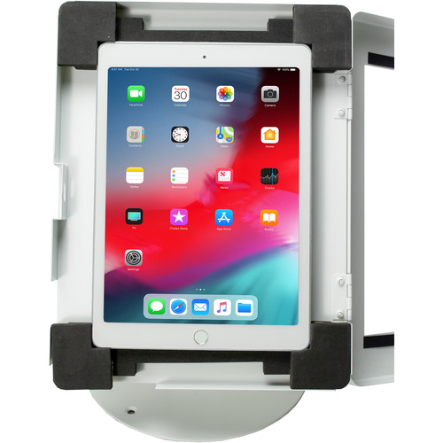 CTA Digital Hyperflex Security Kiosk Stand for Tablets & iPads (White)