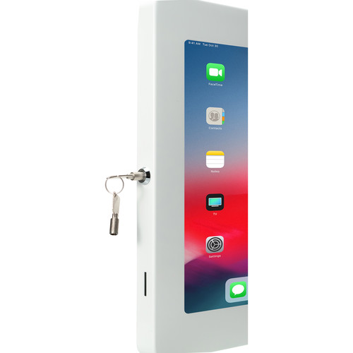 CTA Digital Hyperflex Security Kiosk Stand for Tablets & iPads (White)