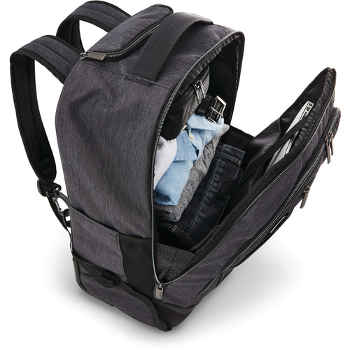 Samsonite Modern Utility Convertible Wheeled Backpack (Charcoal Heather)