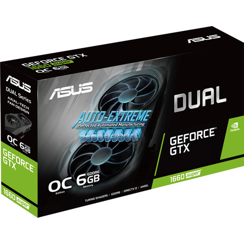 ASUS Dual GeForce GTX 1660 SUPER OC Graphics Card