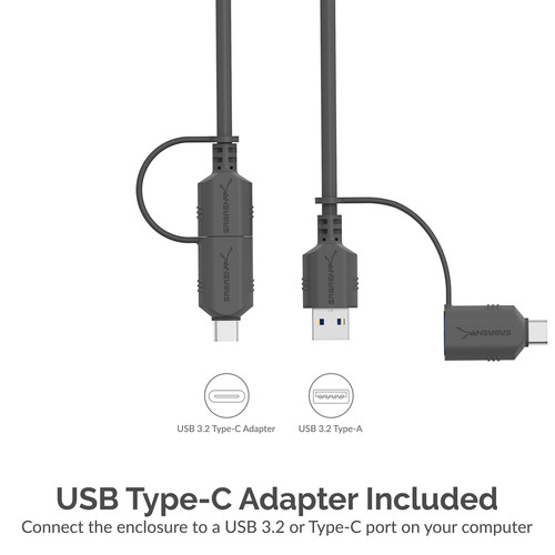 Sabrent Rocket Pro 1TB USB 3.2 Gen 2 Type-C Portable Aluminum SSD