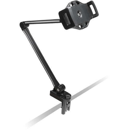 CTA Digital Ultra-Light Arm Mount with Clamp and Suction Base for Tablets and Smartphones