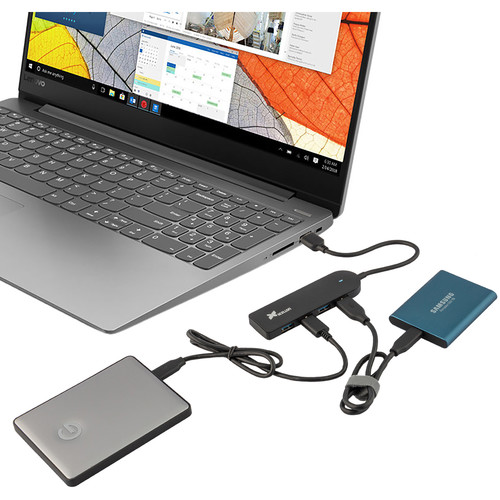Xcellon 4-Port Slim USB 3.1 Gen 1 Type-A Hub