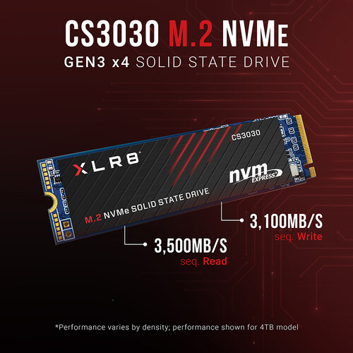 PNY Technologies 1TB XLR8 CS3030 NVMe M.2 Internal SSD