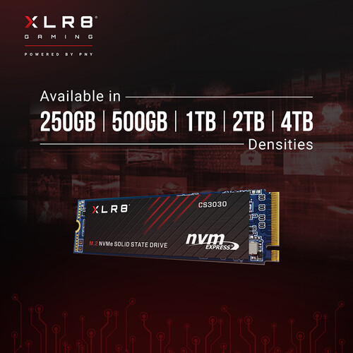 PNY Technologies 1TB XLR8 CS3030 NVMe M.2 Internal SSD