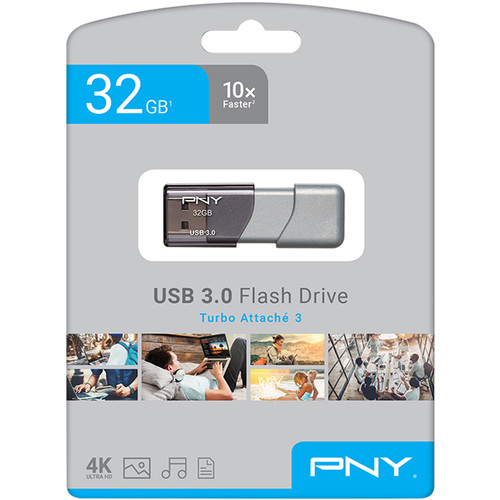 PNY Technologies 32GB Turbo 3.0 USB Flash Drive