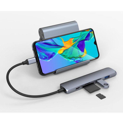 HYPER HyperDrive BAR 6-Port USB Type-C Hub (Space Gray)