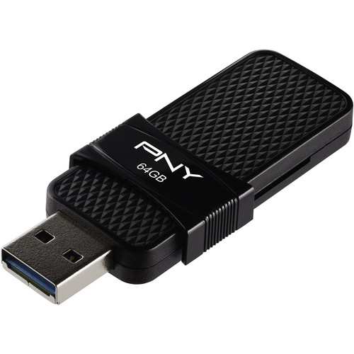 PNY Technologies 64GB DUO LINK USB 3.1 Type-C OTG Flash Drive