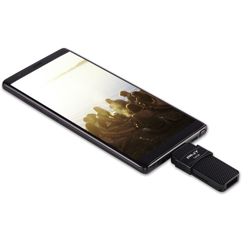 PNY Technologies 128GB DUO LINK USB 3.1 Type-C OTG Flash Drive