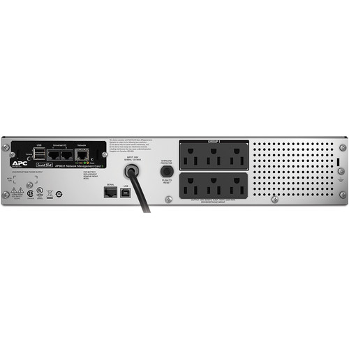 APC SMT750RM2UNC Smart-UPS Battery Backup & Surge Protector with Network Card