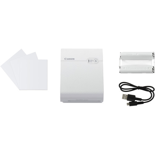 Canon SELPHY Square QX10 Compact Photo Printer (White)
