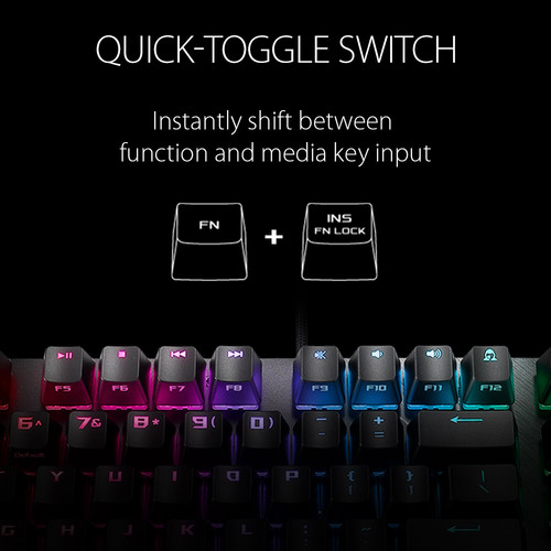 ASUS Republic of Gamers Strix Scope Mechanical RGB Keyboard (Cherry MX Brown)