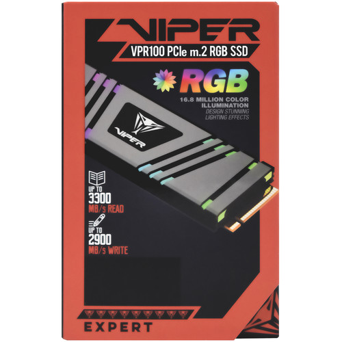 Patriot 256GB VPR100 RGB M.2 2280 PCIe SSD