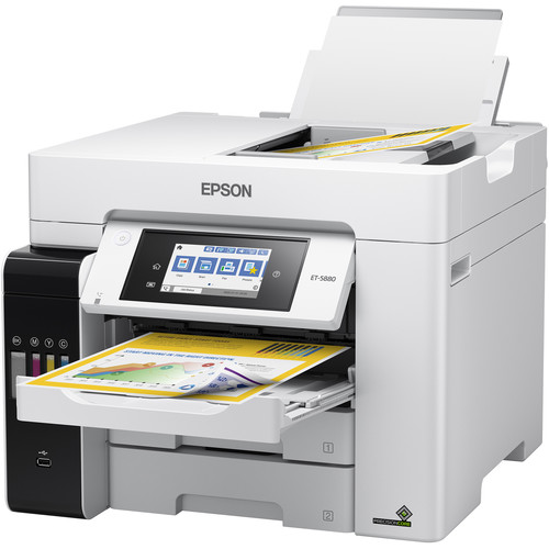 Epson EcoTank Pro ET-5880 All-in-One Cartridge-Free Supertank Printer with PCL Support