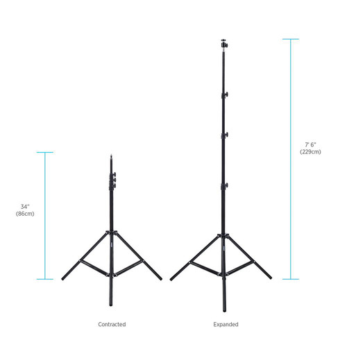 Fovitec Light Stand Kit for VR Sensors with Carrying Bag (7' 6