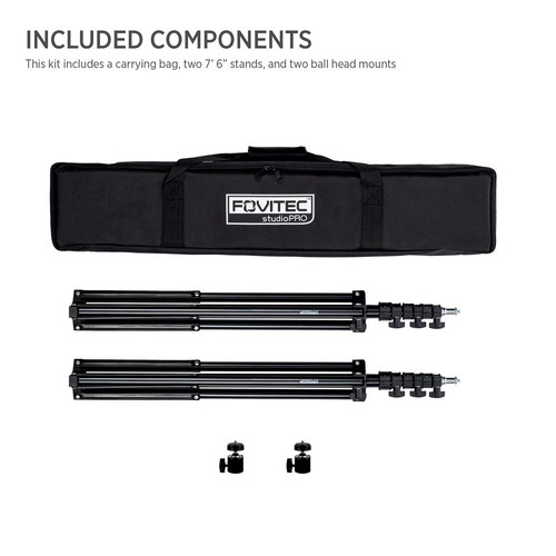 Fovitec Light Stand Kit for VR Sensors with Carrying Bag (7' 6
