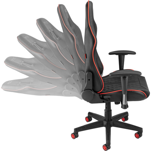 Spieltek 100 Series Gaming Chair (Black & Red)