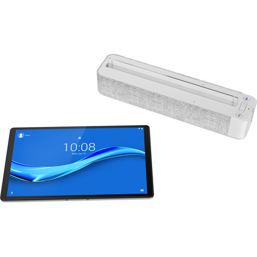Lenovo 10.3" Smart Tab M10 FHD Plus 64GB Tablet with Alexa Smart Dock (Wi-Fi, 2nd Gen, Platinum Grey)