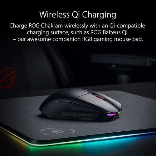 ASUS Republic of Gamers Chakram RGB Wireless Gaming Mouse