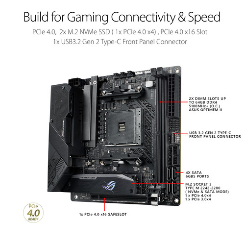 ASUS Republic of Gamers Strix B550-I AM4 Mini-ITX Motherboard