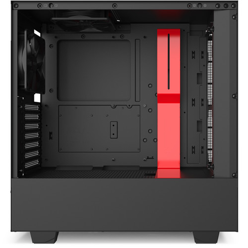 NZXT H510 Mid-Tower Case (Matte Black/Red)