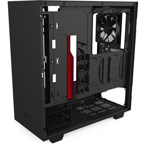 NZXT H510 Mid-Tower Case (Matte Black/Red)