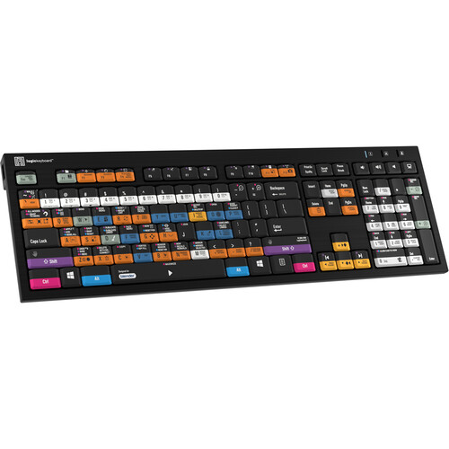 LogicKeyboard Nero PC Slim Line Keyboard for Blender 3D (US English)