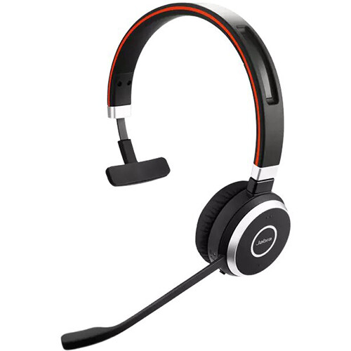 Jabra EVOLVE 65+ UC Mono Bluetooth Headset with Charging Stand