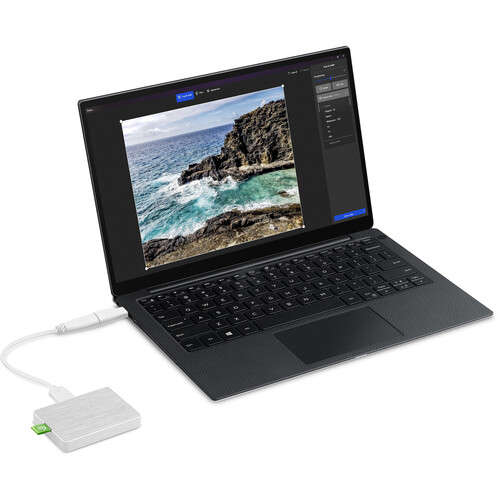 Seagate 1TB Ultra Touch USB 3.0 External SSD (White)