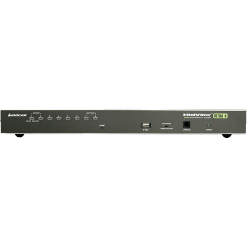 IOGEAR 8-Port USB PS/2 Combo VGA DisplayPort KVM Kit with Cables