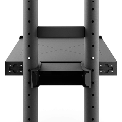 Kanto Living Mobile TV Cart with Adjustable Shelf for 50 to 82