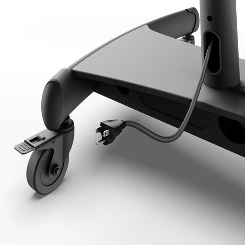 Kanto Living Mobile TV Cart with Adjustable Shelf for 50 to 82