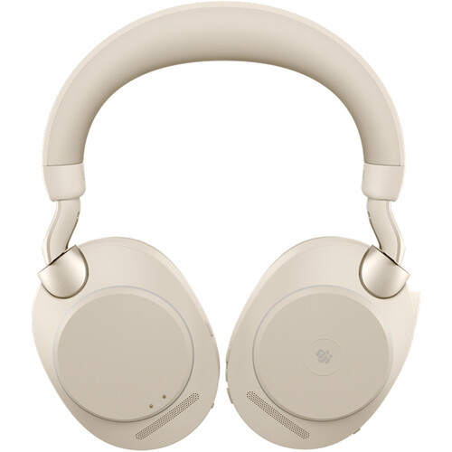 Jabra Evolve2 85 Noise-Canceling Wireless Over-Ear Headset (Unified Communication, USB Type-C, Beige)