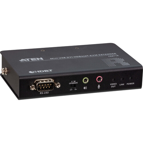 ATEN USB DVI HDBaseT KVM Mini Extender with Audio